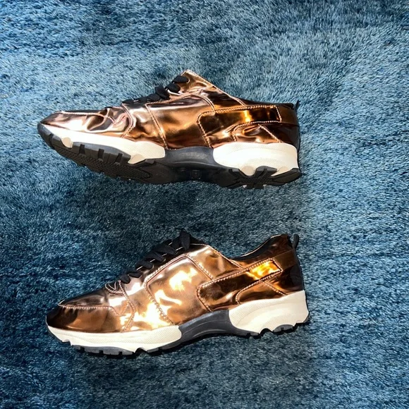 KURT GEIGER Carvela Bronze Sneakers - Picture 5 of 11